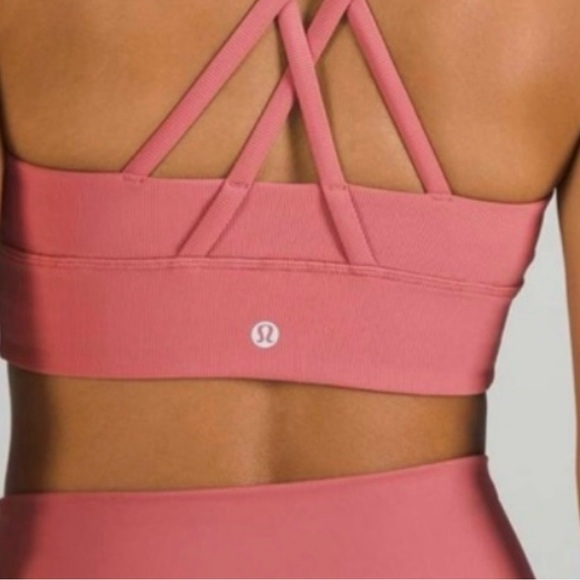 lululemon athletica High-Neck Sports Bralette in Dusty Rose - Picture 6 of 6